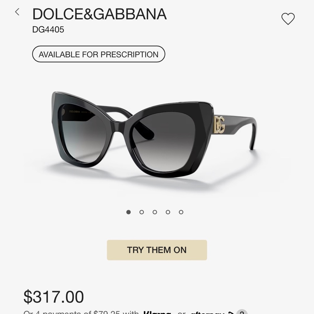 D&G woman’s sunglasses